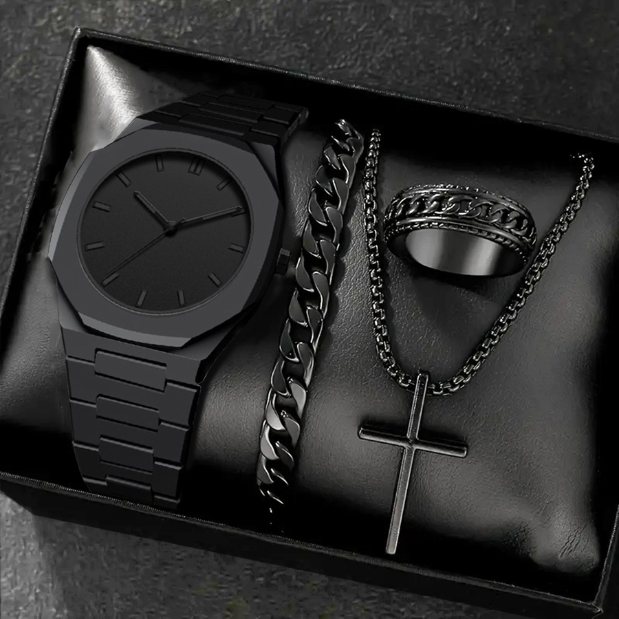 Resin Art Watch - Ensemble de montres pour hommes, 4