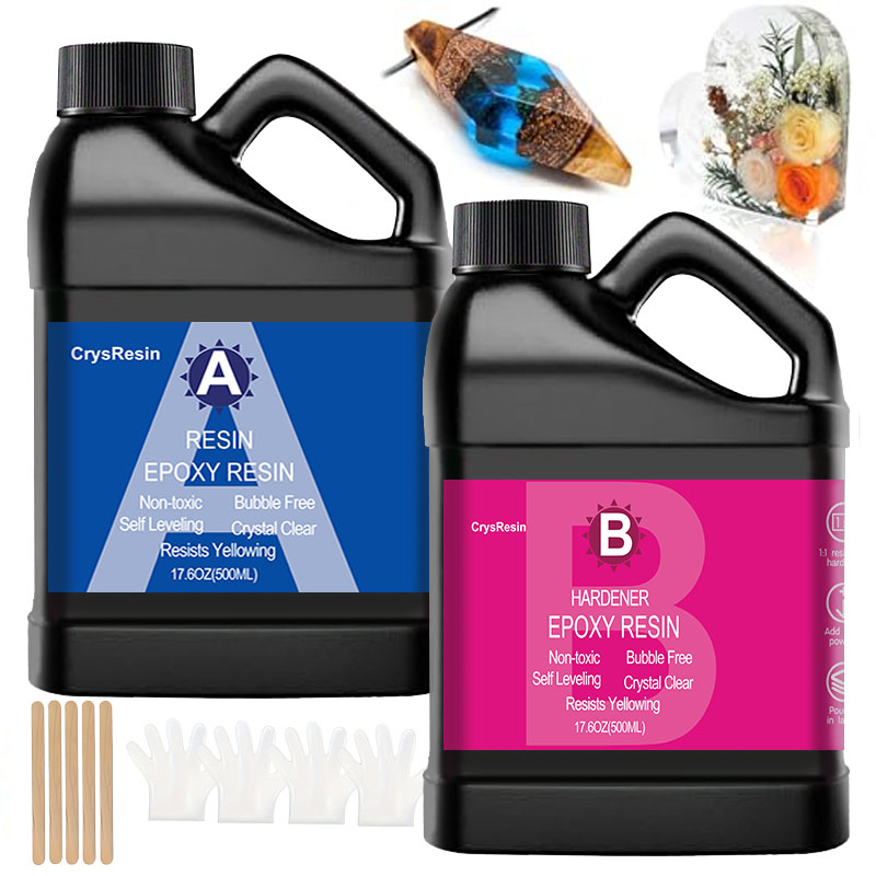 Resin Art Ratio - Résine Époxy Transparente Cristalline 1:1 Kit