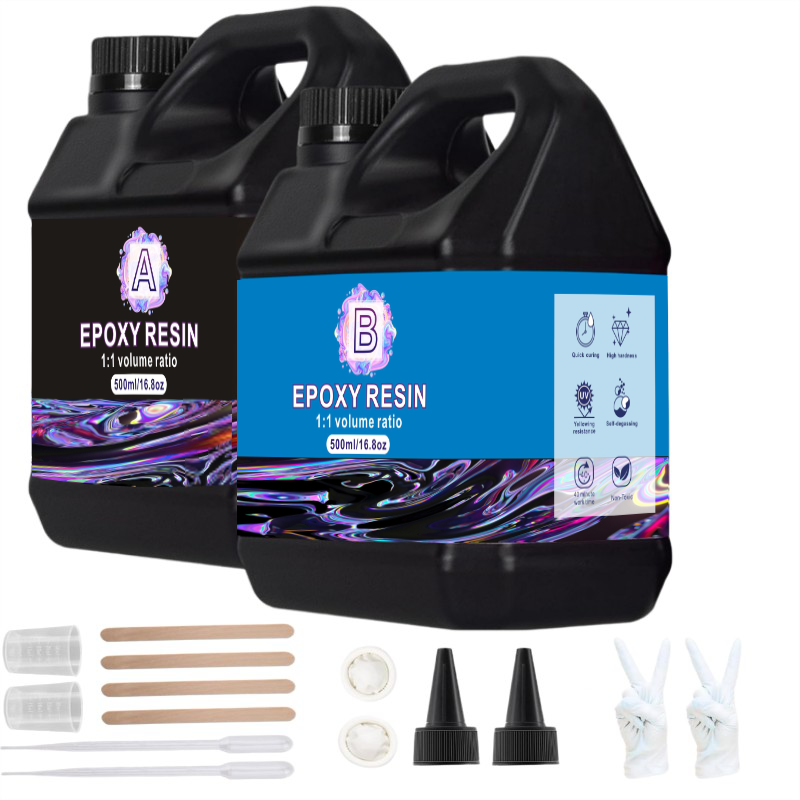 Resin Art Ratio - Résine époxy cristalline AB rapport adhésif