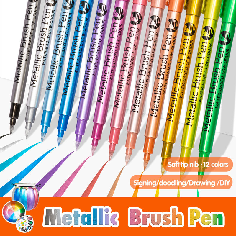 Copic Marker Sketch - Stylos marqueurs permanents métalliques imperméables, 1