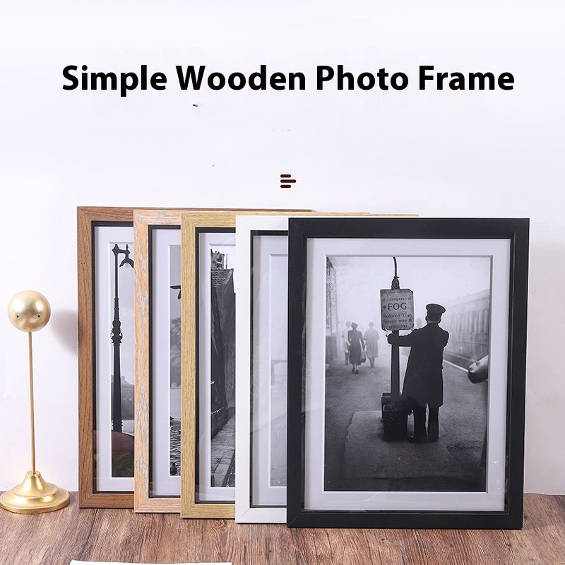 Resin Art Stand - Grand cadre photo en bois pour