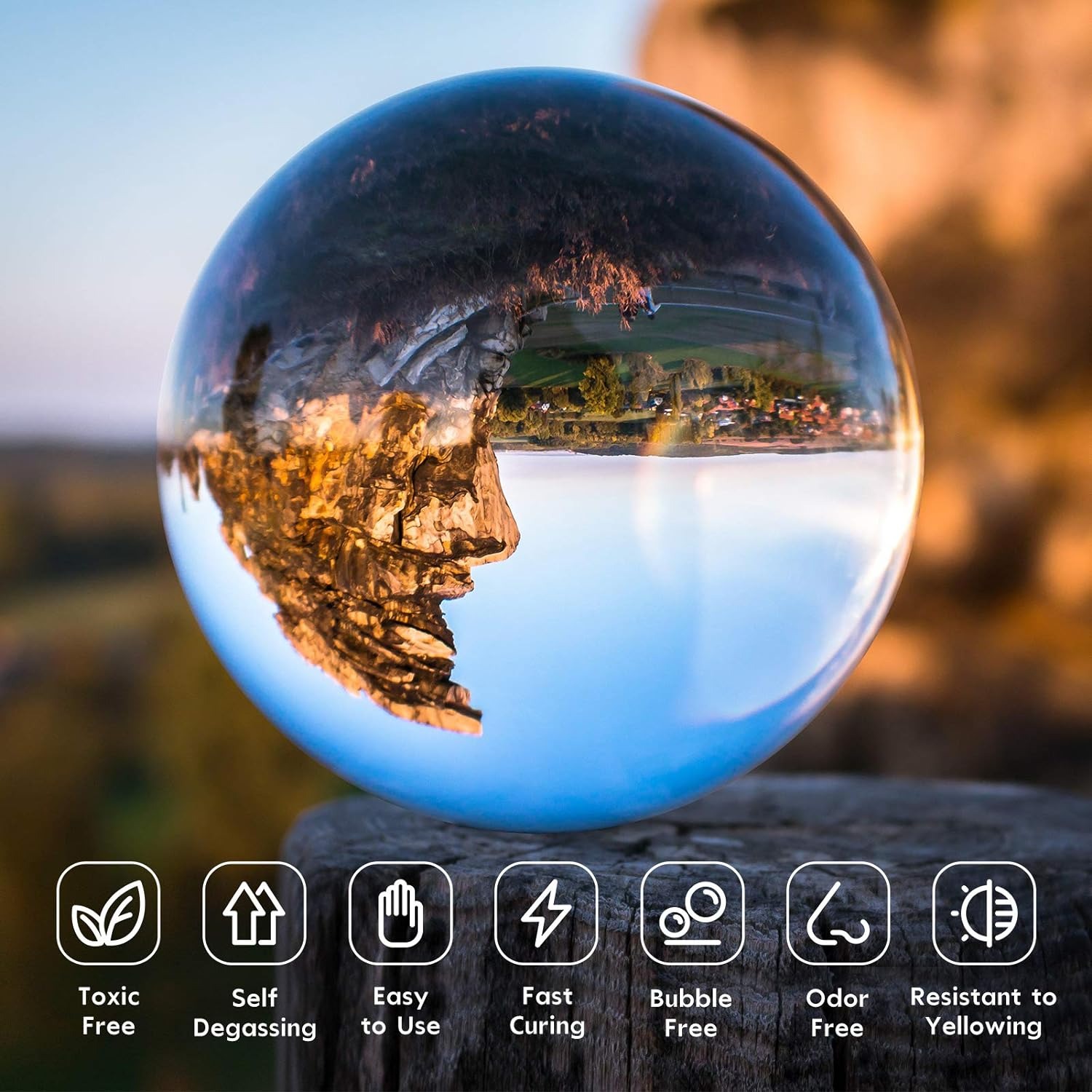 Résine UV Transparente, Dure,  - Resin Art Stone avis et prix