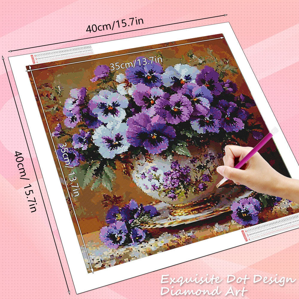 HUACAN 5D diamant mosaïque Ros - Resin Art Rose avis et prix