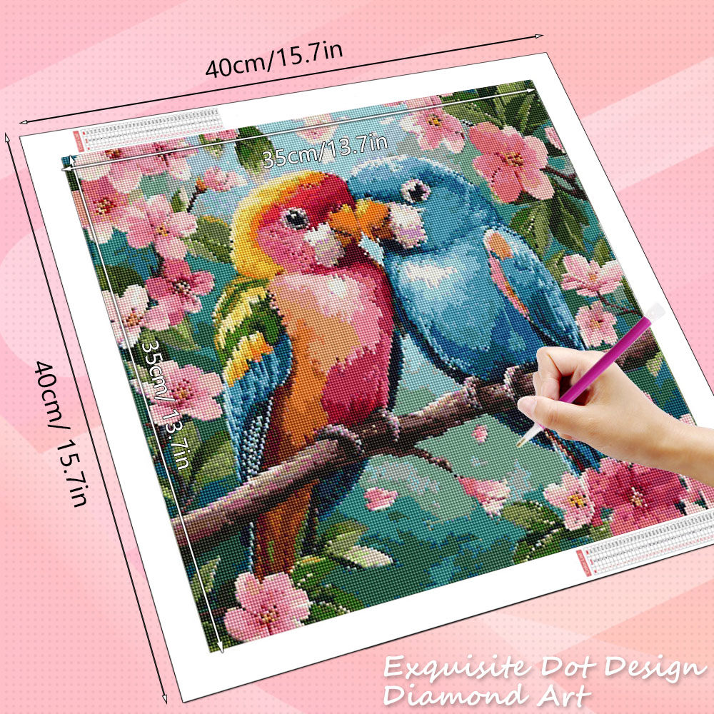 HUACAN diamant peinture oiseau - Resin Art Rose avis et prix