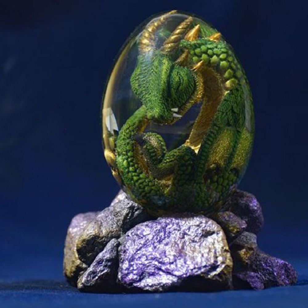 Statue d'œuf de Dragon de lave - Resin Art Stand avis et prix