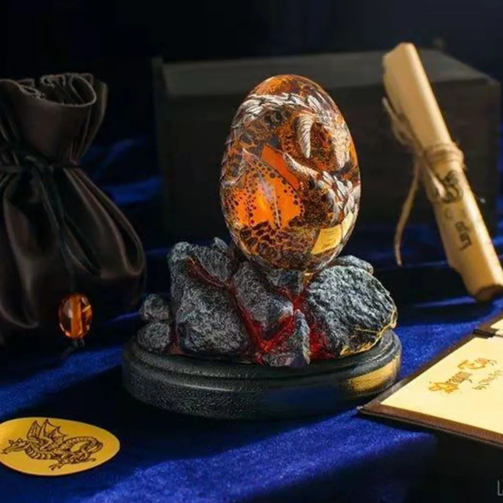 Statue d'œuf de Dragon de lave - Resin Art Stand avis et prix