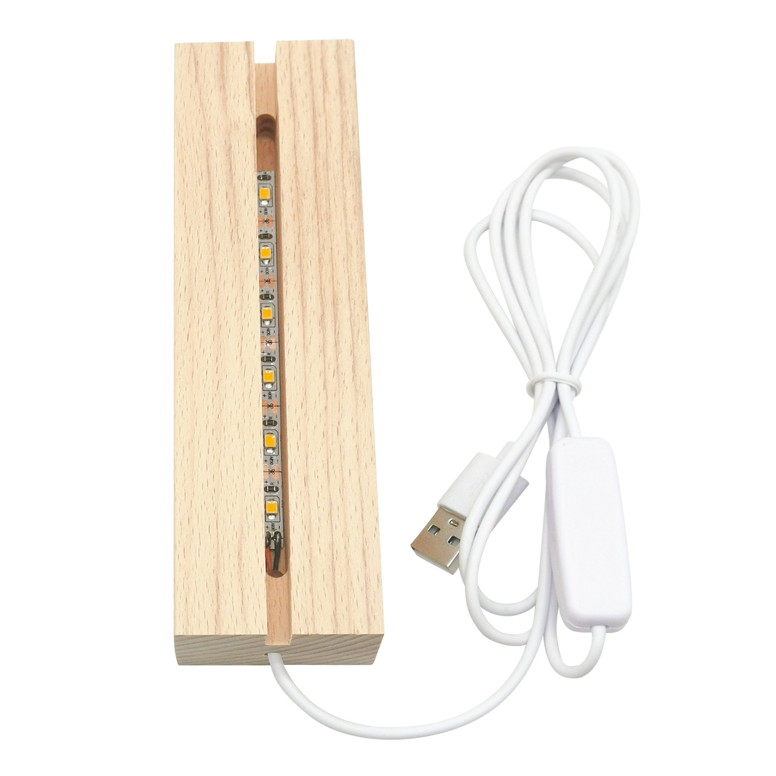 Présentoir lumineux LED en boi - Resin Art Stand avis et prix