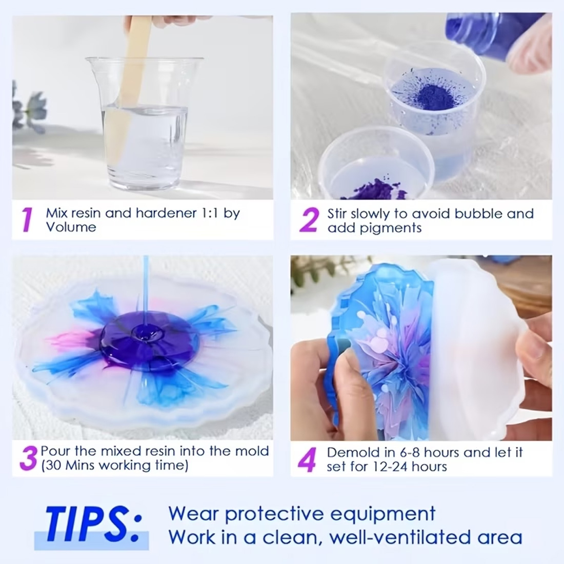 Kit de résine époxy AB profess - Resin Art Ratio avis et prix