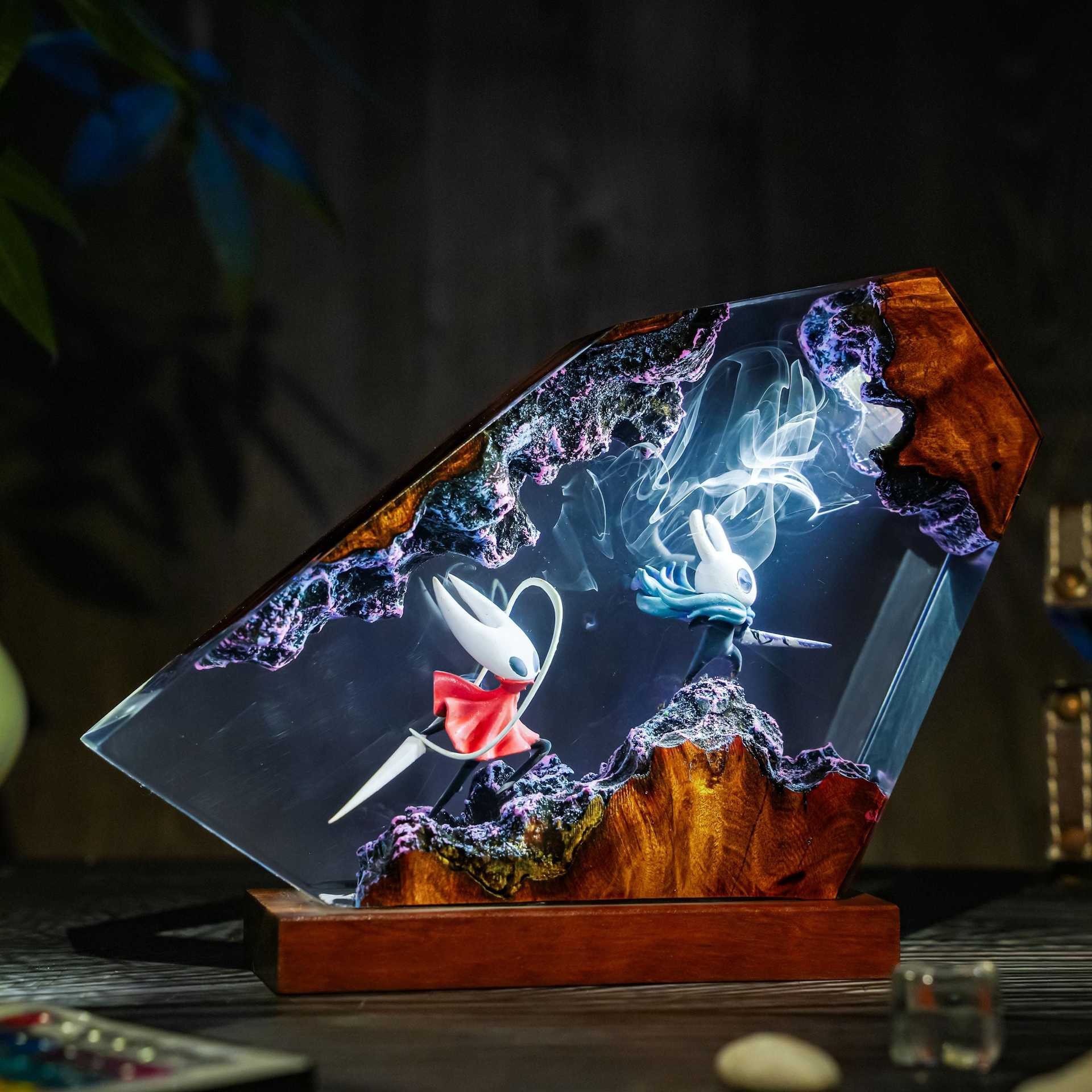 Lampe Chevalier en Résine, Vei - Resin Art Lamp avis et prix