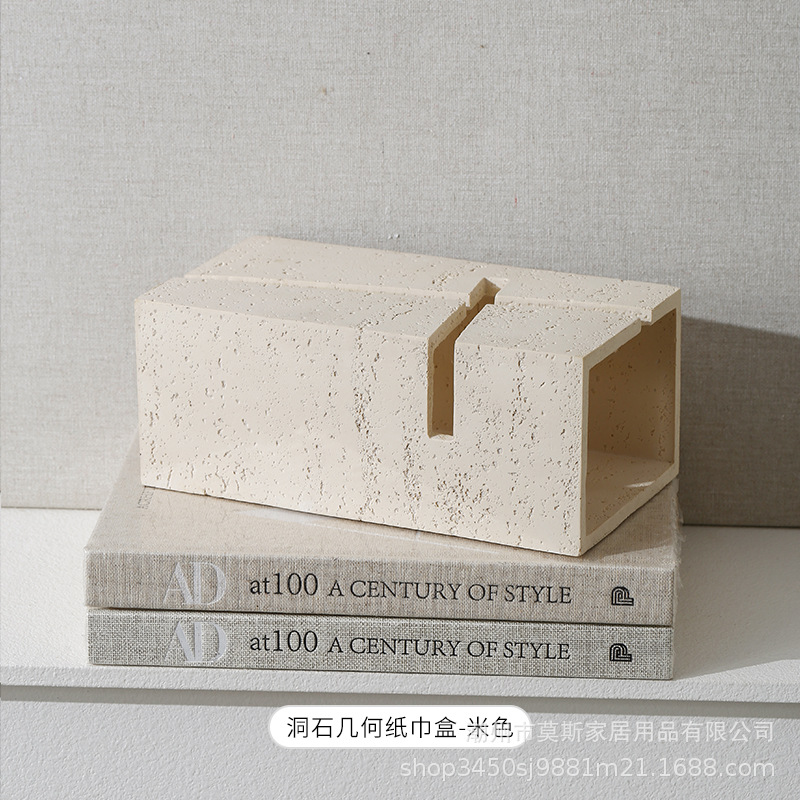 Boîte à mouchoirs en pierre gé - Resin Art Aesthetic avis et prix