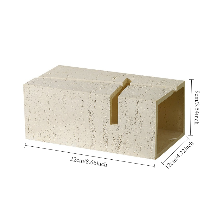 Boîte à mouchoirs en pierre gé - Resin Art Aesthetic avis et prix