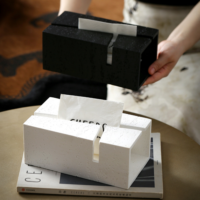Boîte à mouchoirs en pierre gé - Resin Art Aesthetic avis et prix