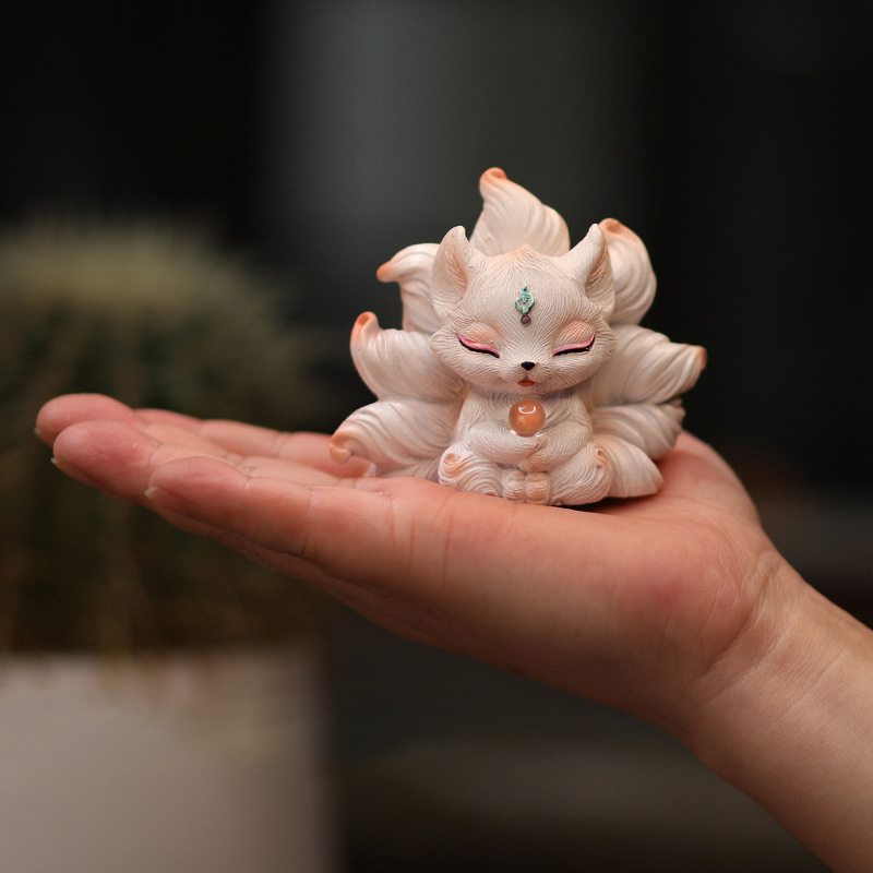 Statue miniature de renard à n - Resin Art Aesthetic avis et prix