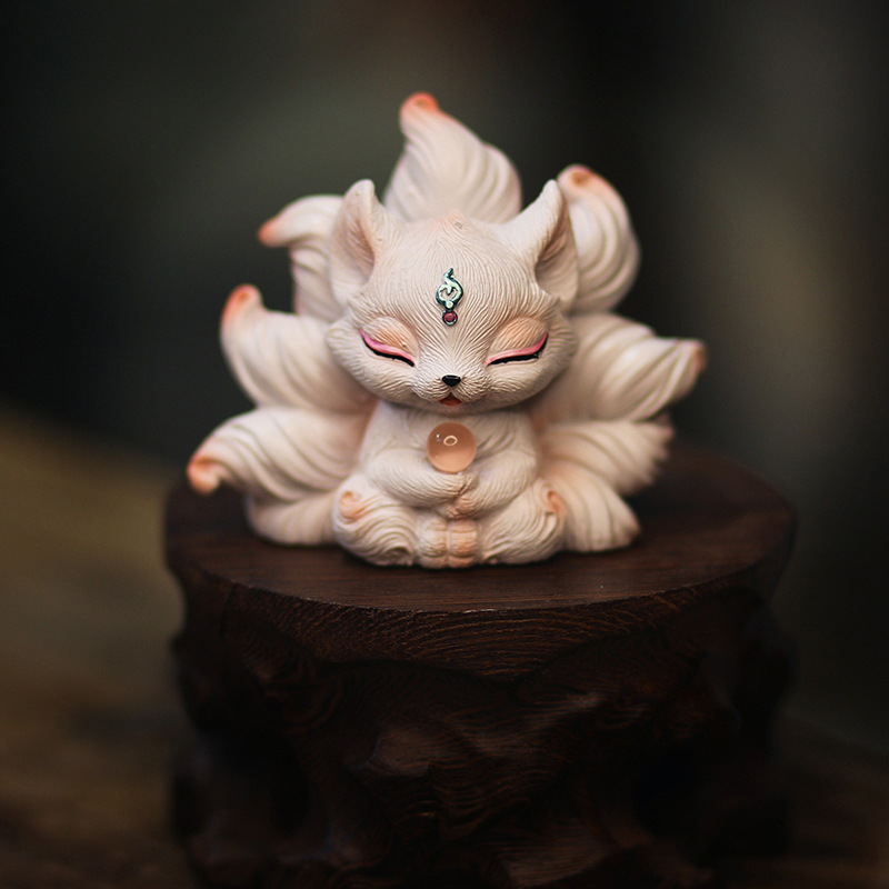 Statue miniature de renard à n - Resin Art Aesthetic avis et prix