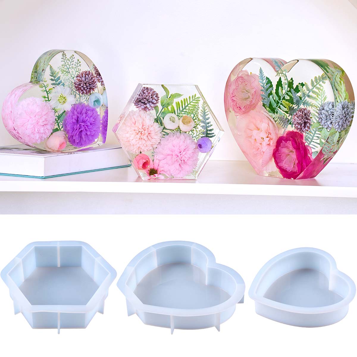Moule en silicone pour serre-l - Resin Art Stone avis et prix