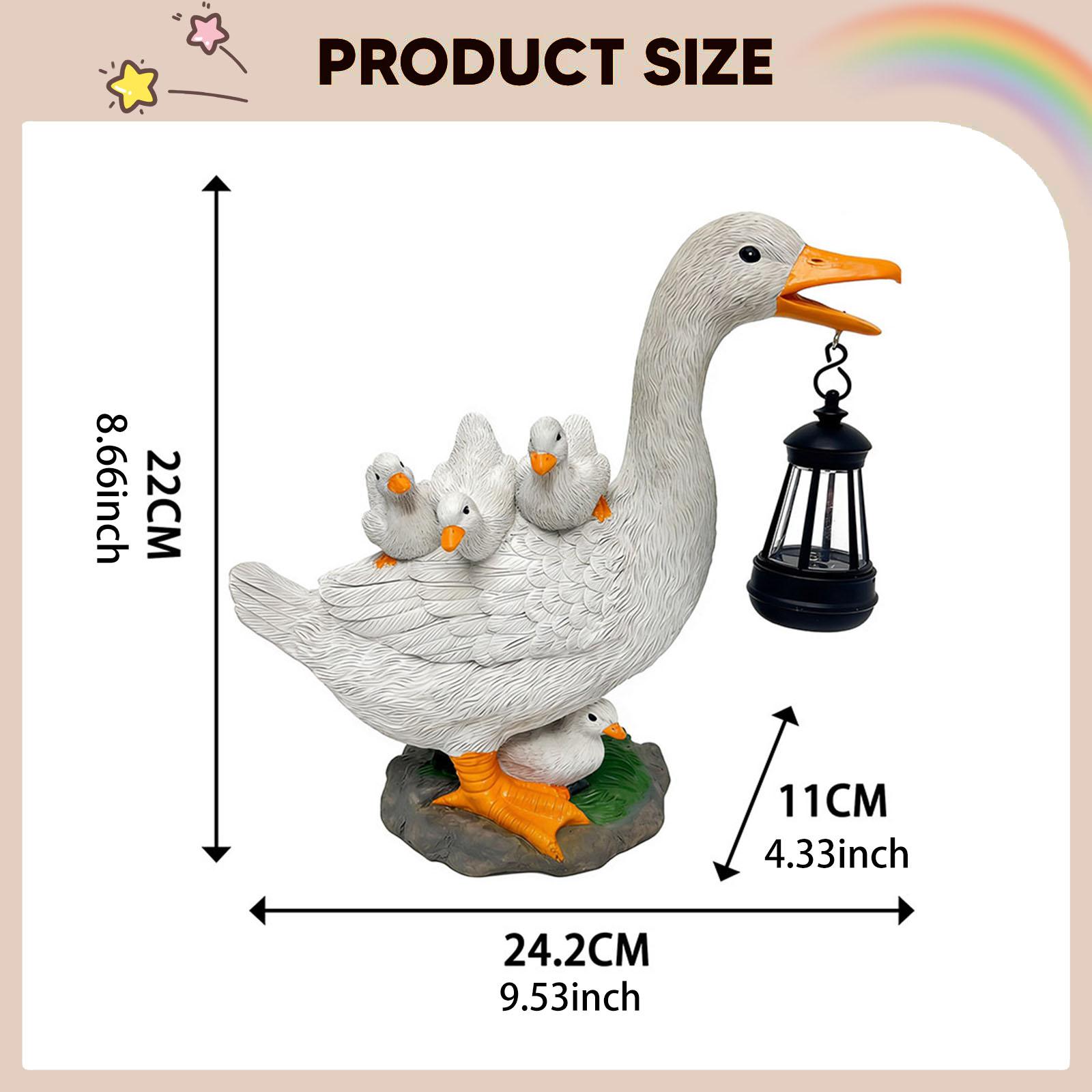 Sculpture de canard debout en  - Resin Art Stand avis et prix