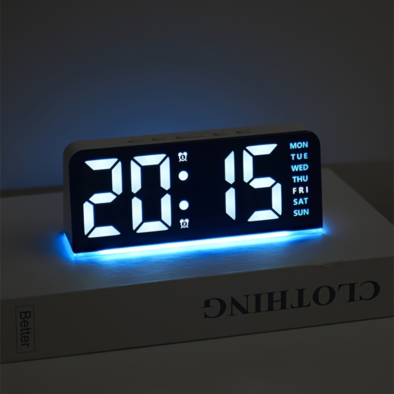 Réveil numérique LED, horloge  - Resin Art Watch avis et prix