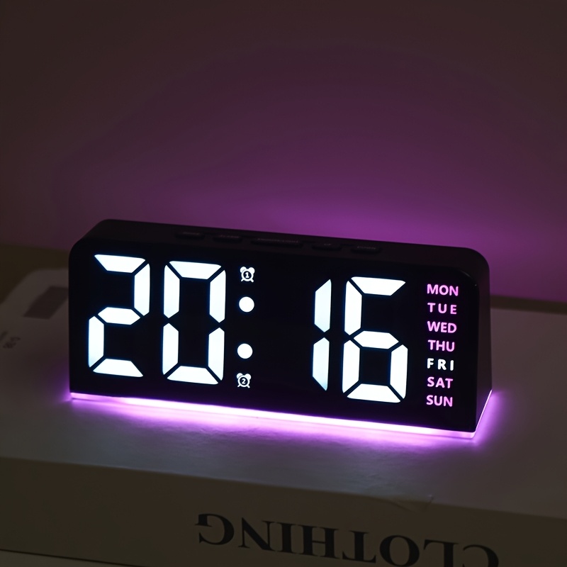 Réveil numérique LED, horloge  - Resin Art Watch avis et prix