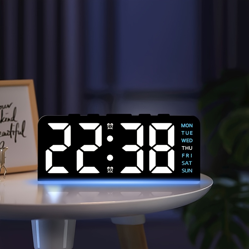 Réveil numérique LED, horloge  - Resin Art Watch avis et prix