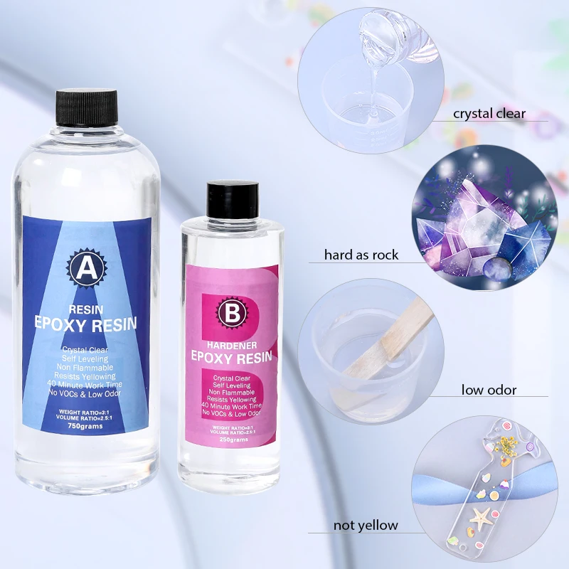 Kit de résine époxy transparen - Resin Art Stone avis et prix