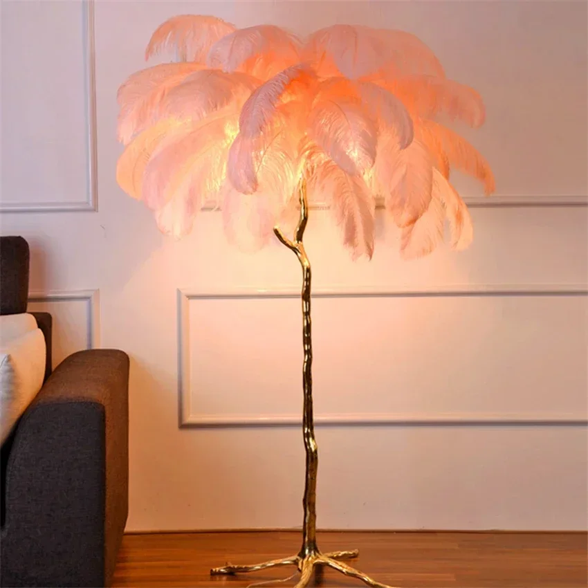 Moderne Led plume d'autruche l - Resin Art Stand avis et prix