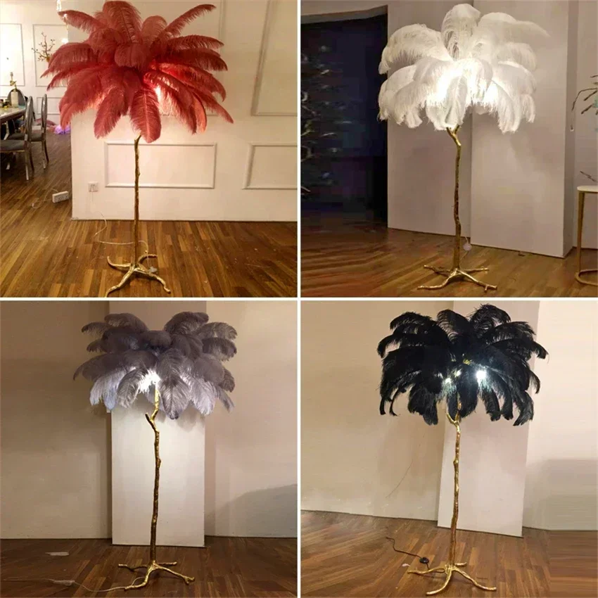 Moderne Led plume d'autruche l - Resin Art Stand avis et prix