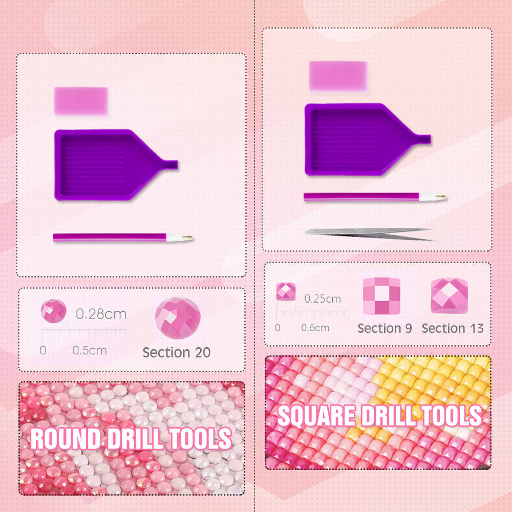 Kits de Broderie Diamant HUACA - Resin Art Rose avis et prix