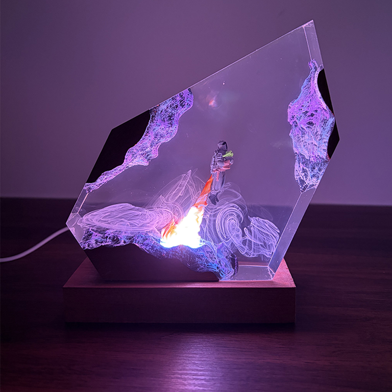 Lampe de Table en Résine Organ - Resin Art Lamp avis et prix