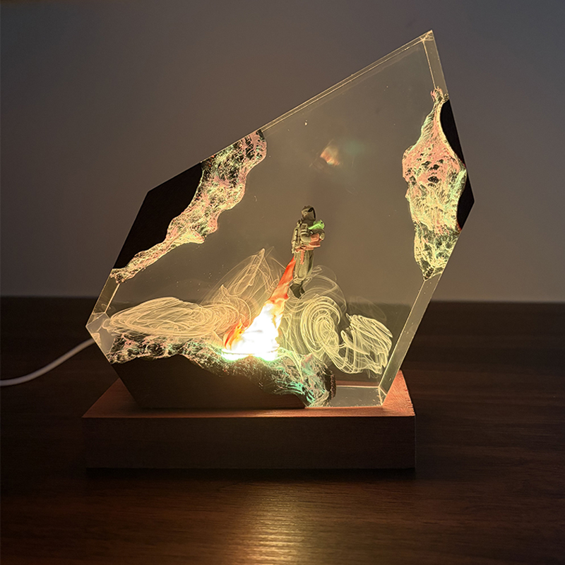 Lampe de Table en Résine Organ - Resin Art Lamp avis et prix