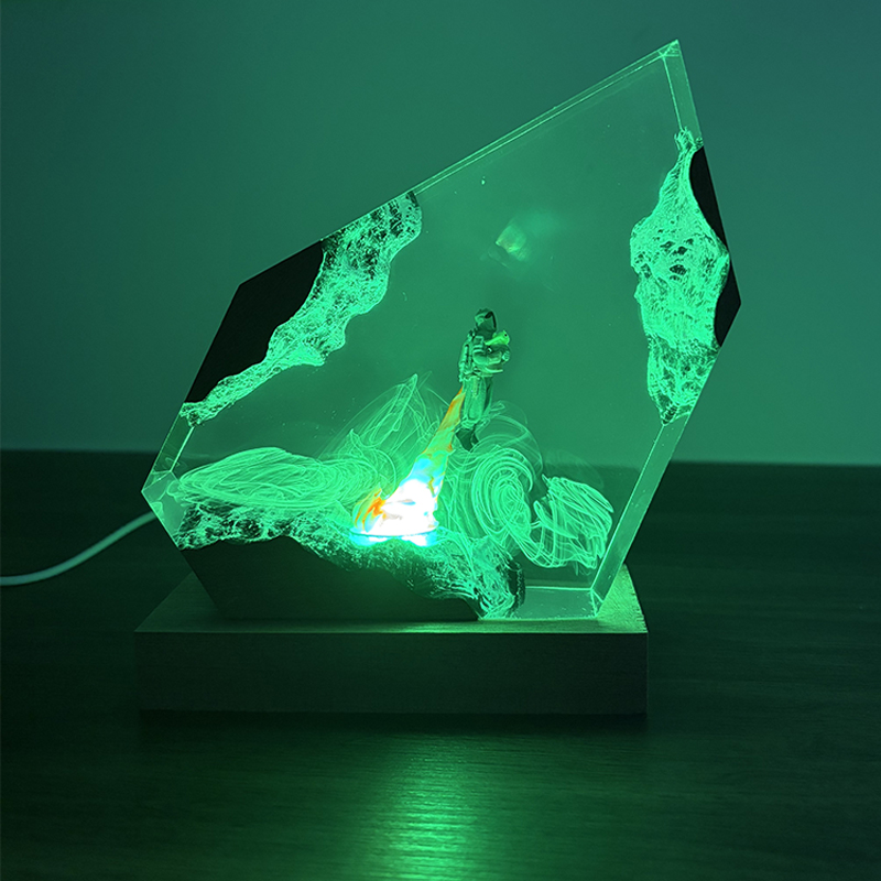 Lampe de Table en Résine Organ - Resin Art Lamp avis et prix