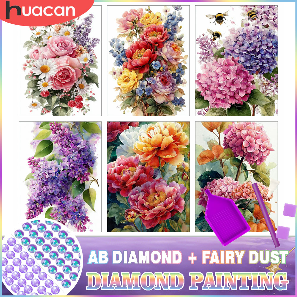Kit de Peinture Diamant HUACAN - Resin Art Rose avis et prix