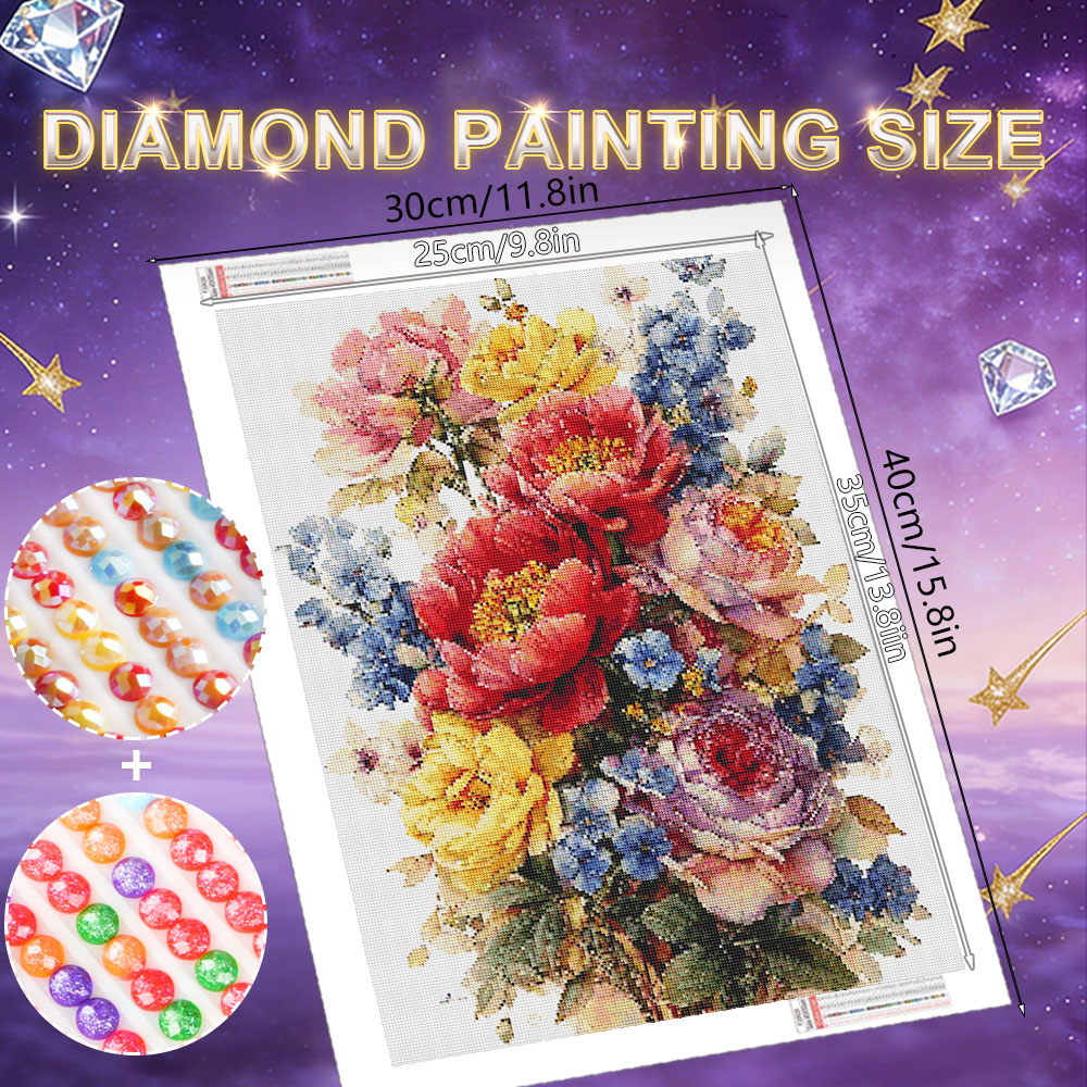 Kit de Peinture Diamant HUACAN - Resin Art Rose avis et prix