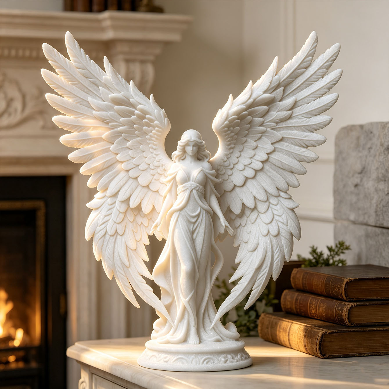 Ornement de guérison ange-dées - Resin Art Lamp avis et prix
