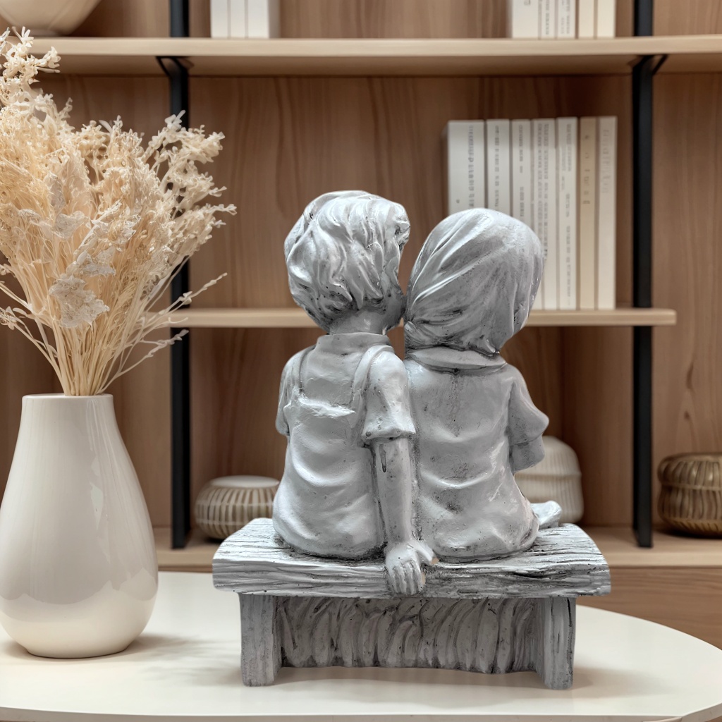 Statue en résine de petit garç - Resin Art Aesthetic avis et prix