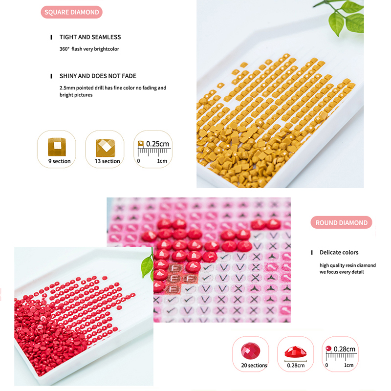 Kits complets de broderie sans - Resin Art Rose avis et prix