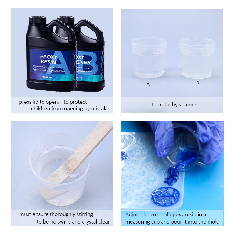Kit de résine époxy 2000ML, ra - Resin Art Ratio avis et prix